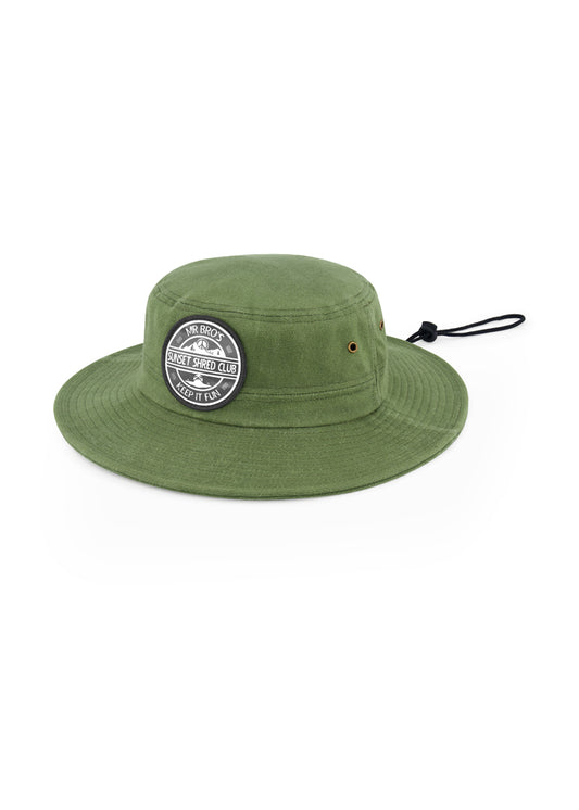 Sunset Shred Club Boonie (Olive Green)