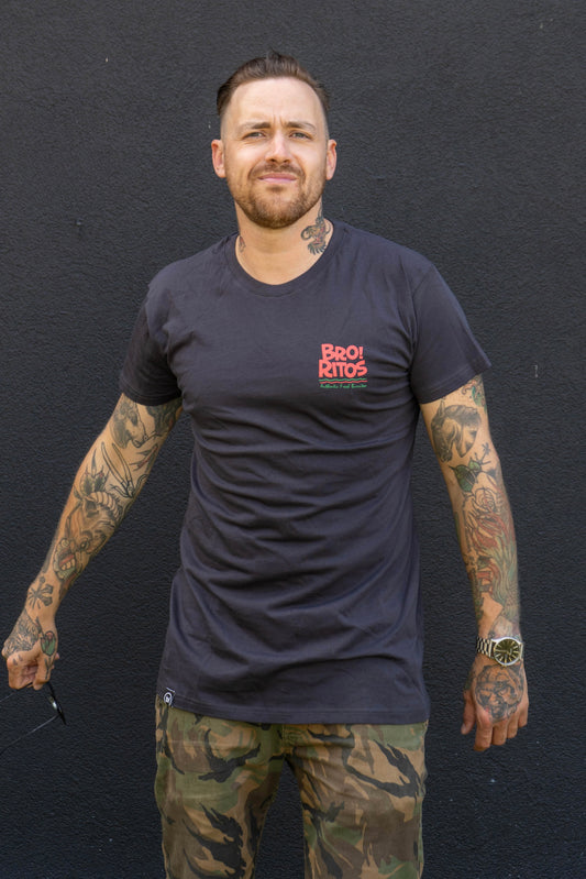 bro-ritos tee (charcoal)