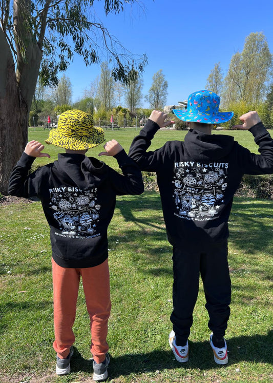 Kids Risky Biscuits Hoodie (Black)