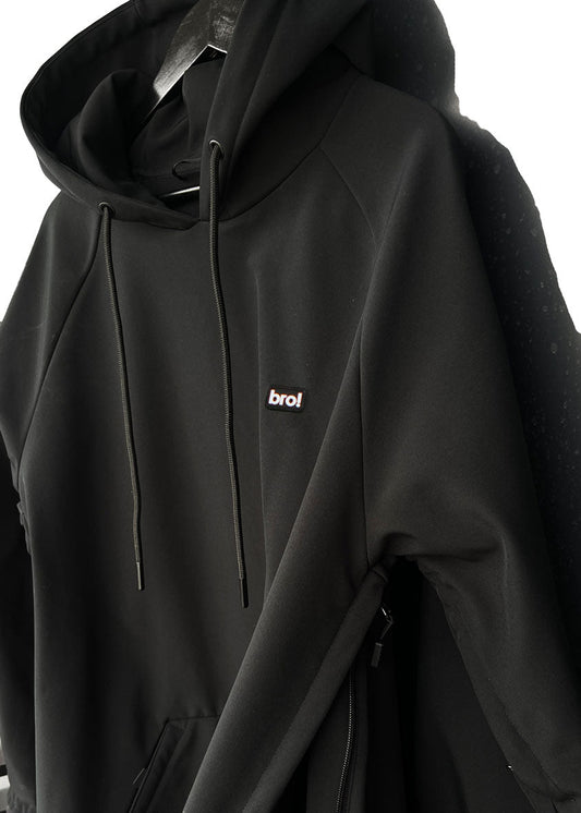 bro! ShredShell 2.0 | Waterproof Hoodie (Black)