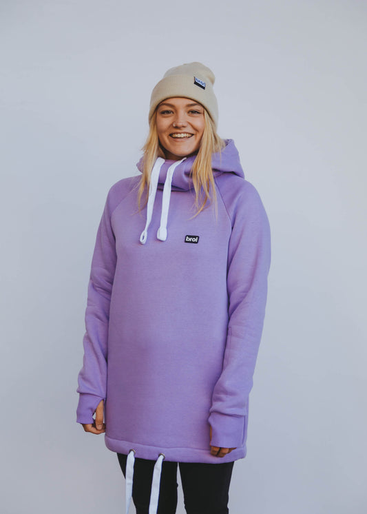 bro! chill n'shred hoodie (lavender)