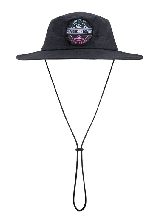Sunset Shred Club Boonie (Black)