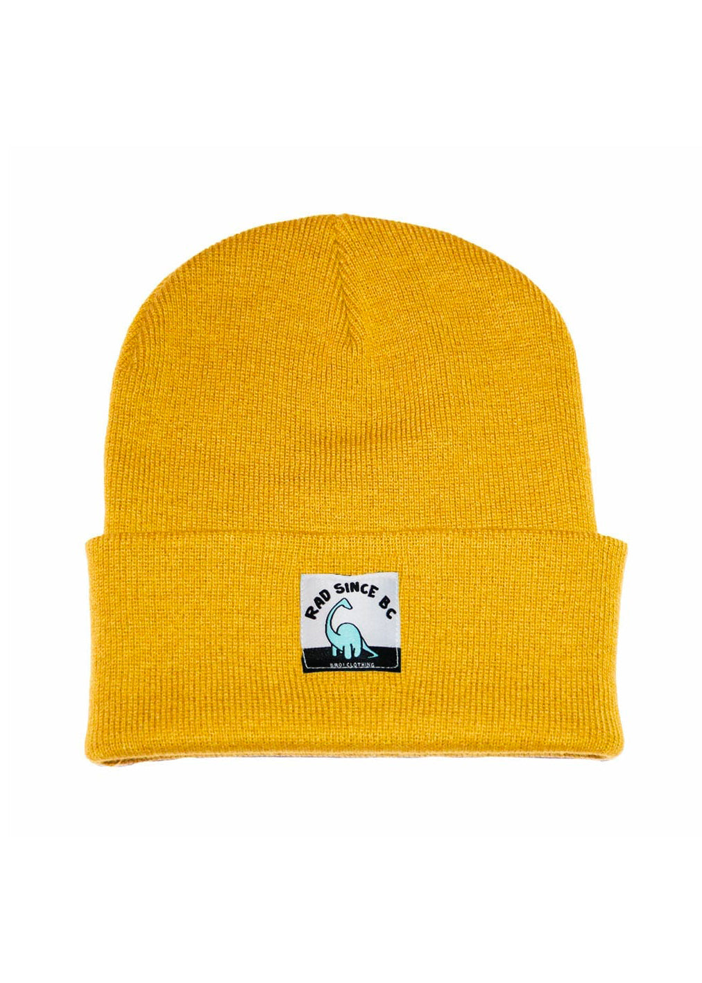 Rad Since BC beanie (mustard)