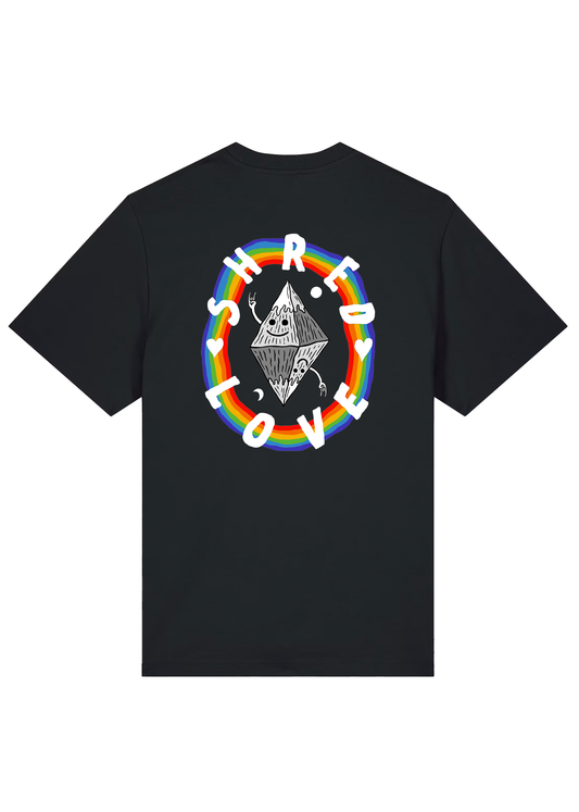 Shred Love Tee (front & back)