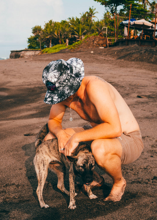 Sunset Shred Club Boonie (Tie-Dye Black)