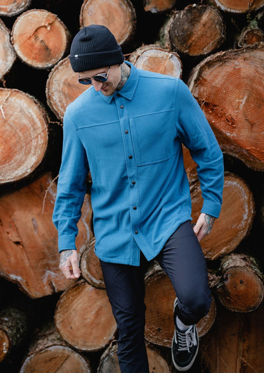 bro! cozy shirt (slate blue)