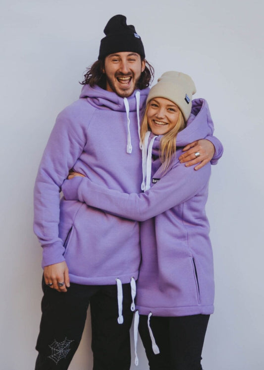 bro! chill n'shred hoodie (lavender)