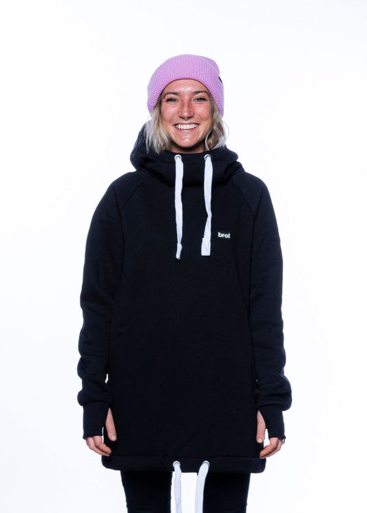 bro! chill n'shred hoodie (black)