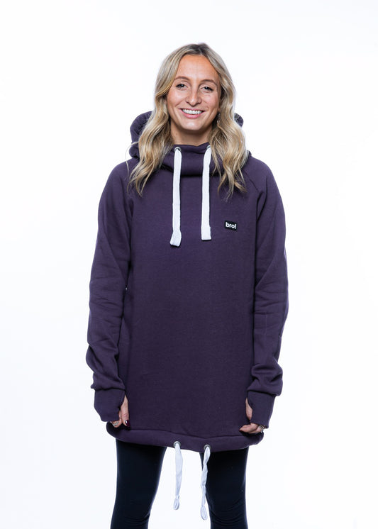 bro! chill n'shred hoodie (midnight sky)