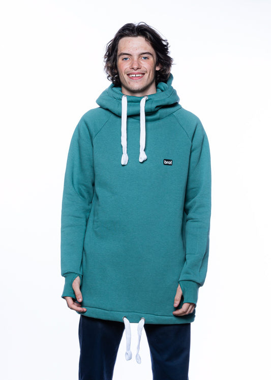 bro! chill n'shred hoodie (spruce green)