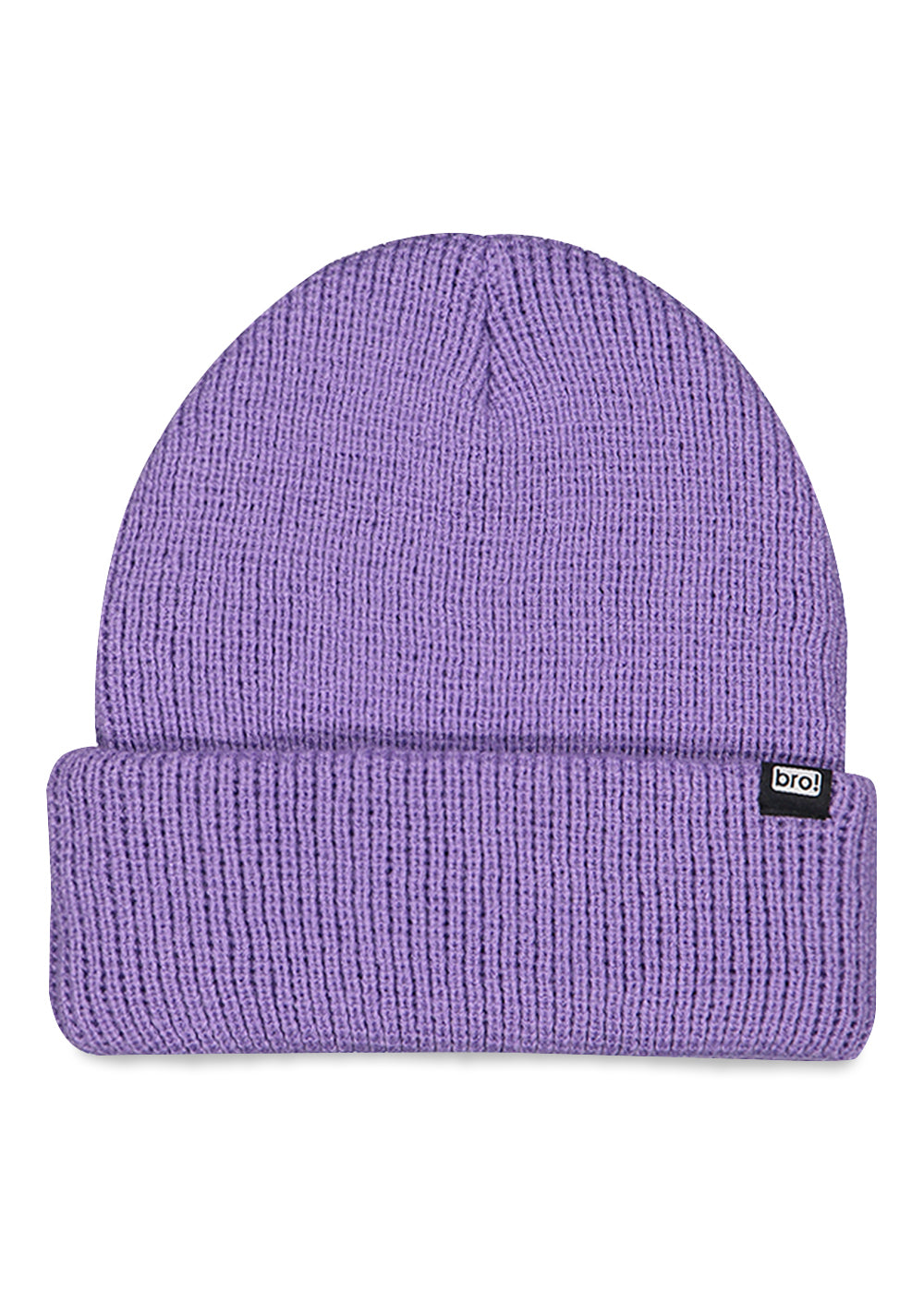 bro! waffle beanie (lavender)