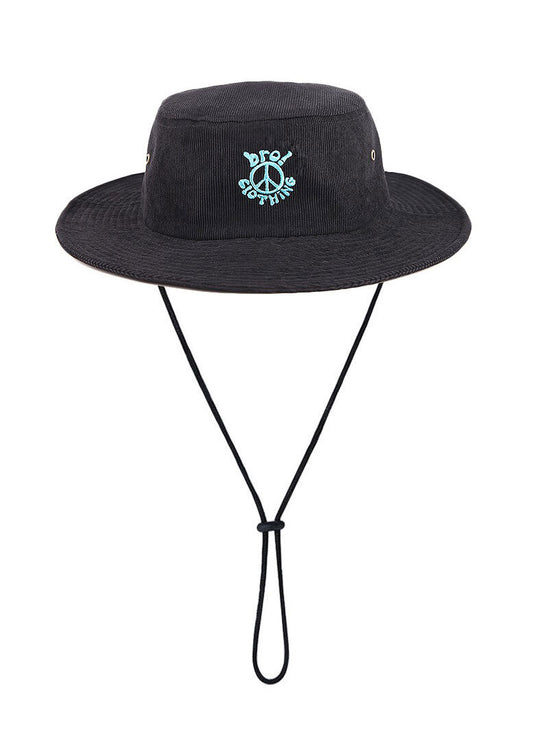 bro! peace boonie (black)