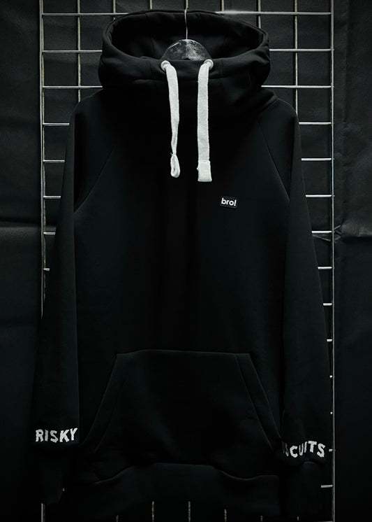 bro! chill n'shred hoodie (Risky Biscuits)