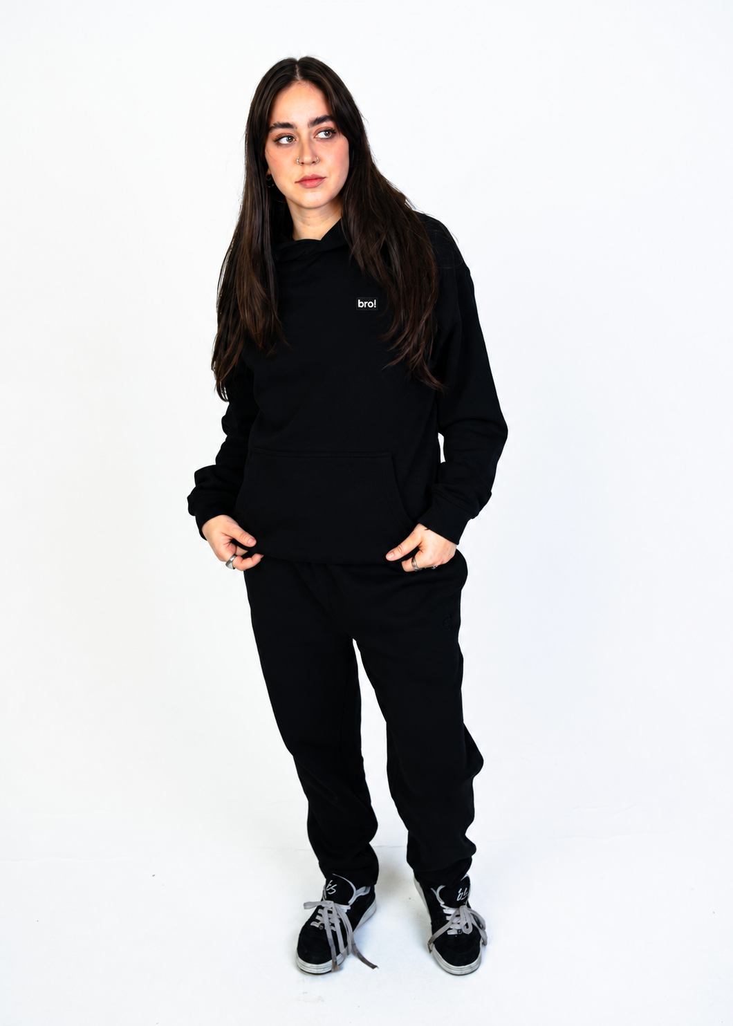 bro! everyday hoodie (black)