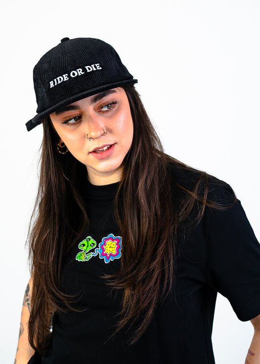 Ride or Die Cord Cap (Black)