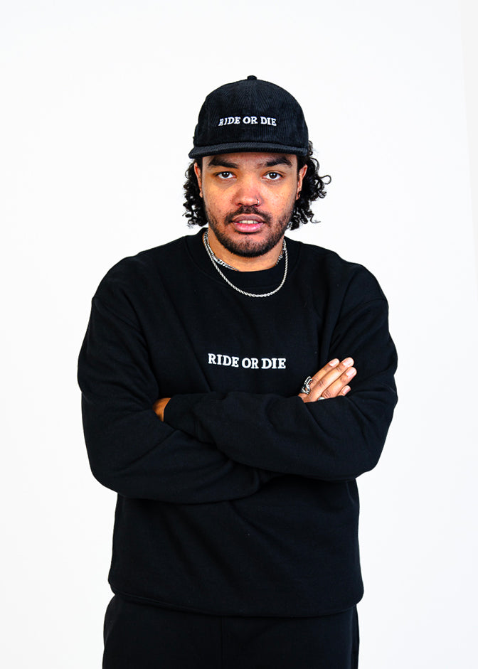 Ride or Die Cord Cap (Black)