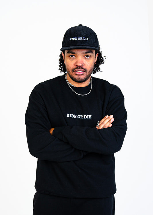 Ride or Die Cord Cap (Black)