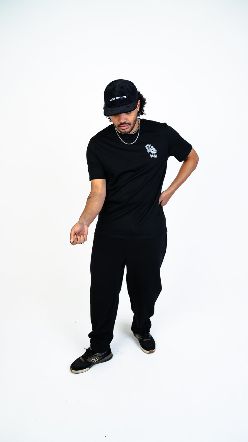 Risky Biscuits Cord Cap (Black)