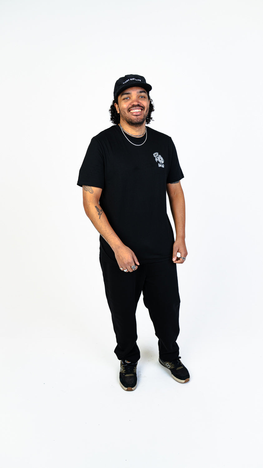 Risky Biscuits Cord Cap (Black)