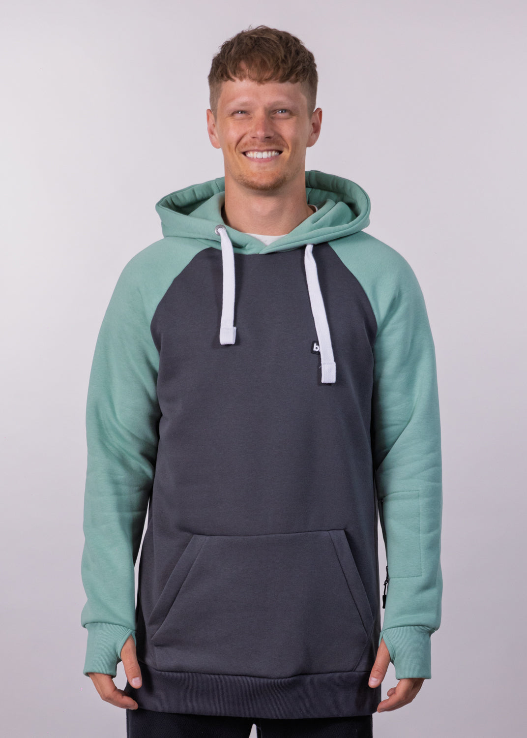 bro! park edition hoodie (sage green/charcoal)