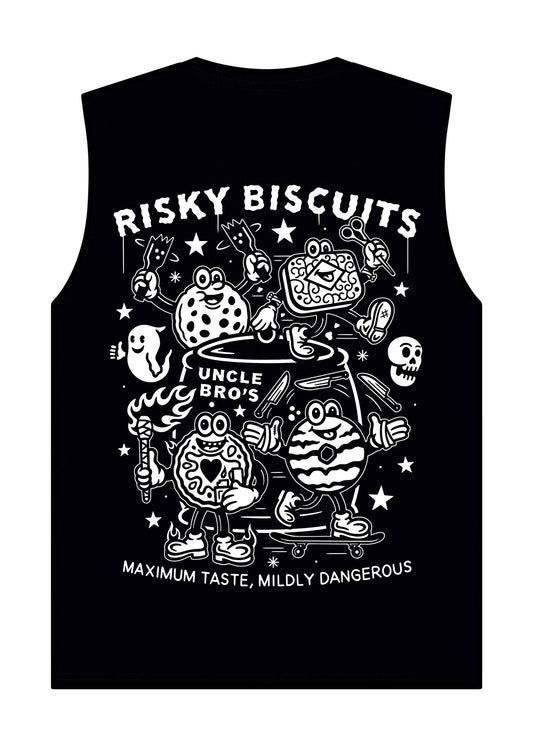 Risky Biscuits Cut-Off (Black)
