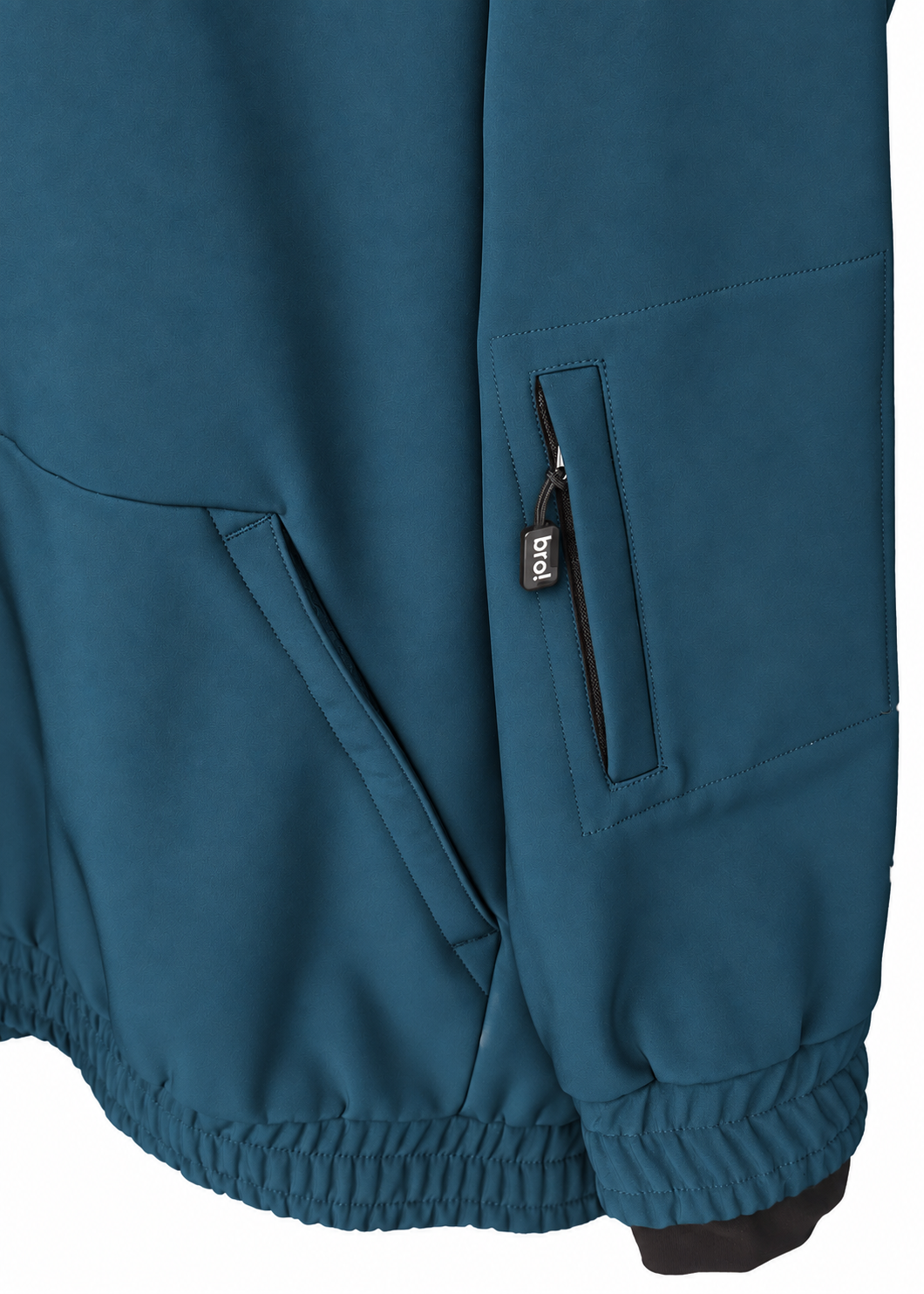bro! ShredShell 2.0 | Waterproof Hoodie (Teal Blue)