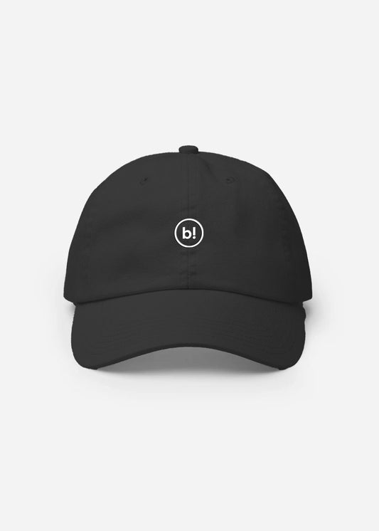 b! logo cap (black)