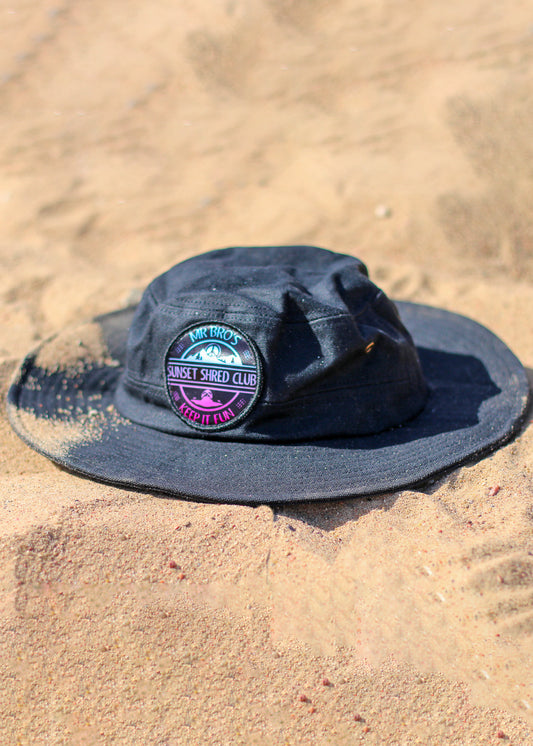 Sunset Shred Club Boonie (Black)