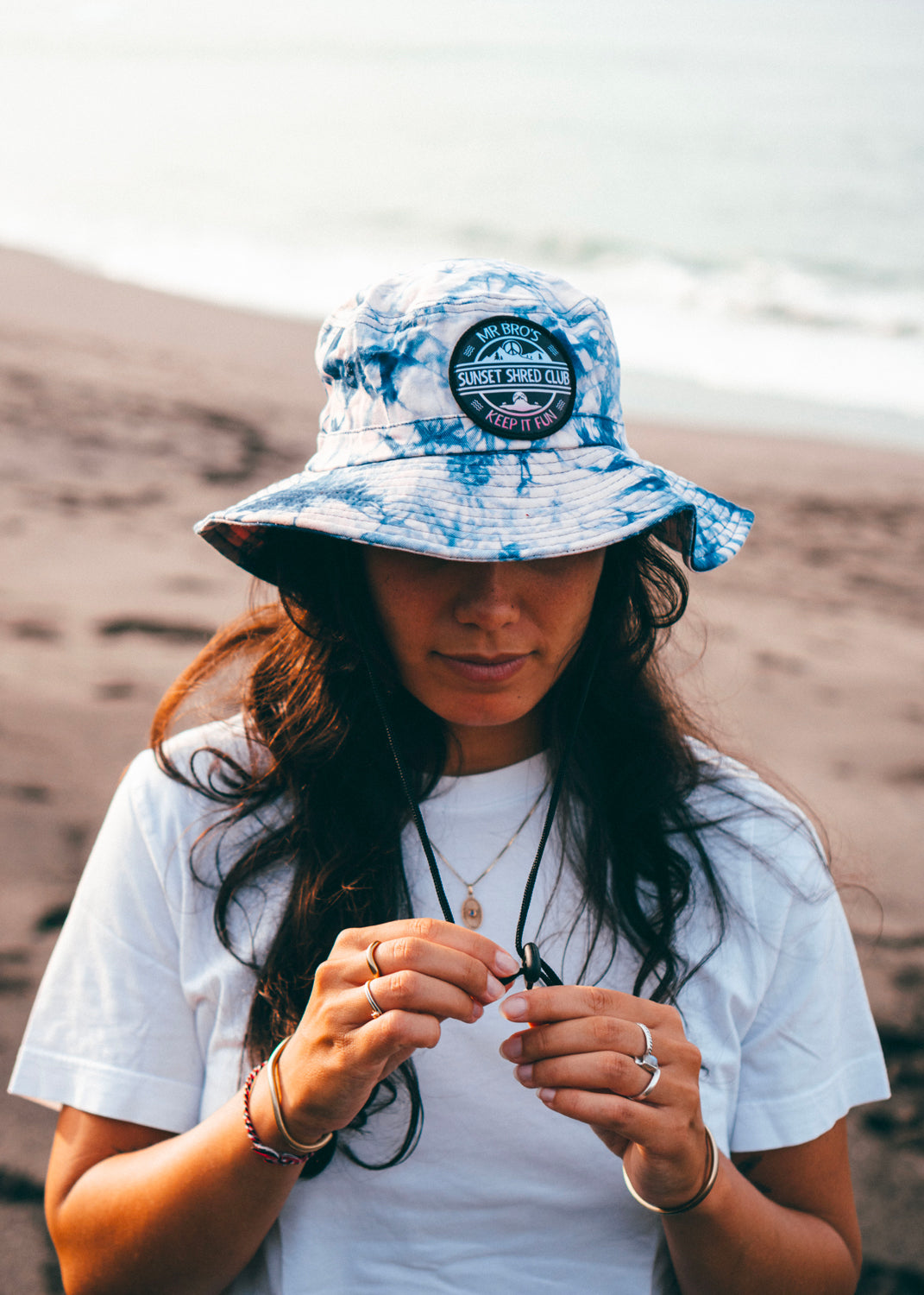 Sunset Shred Club Boonie (Tie-Dye Blue)