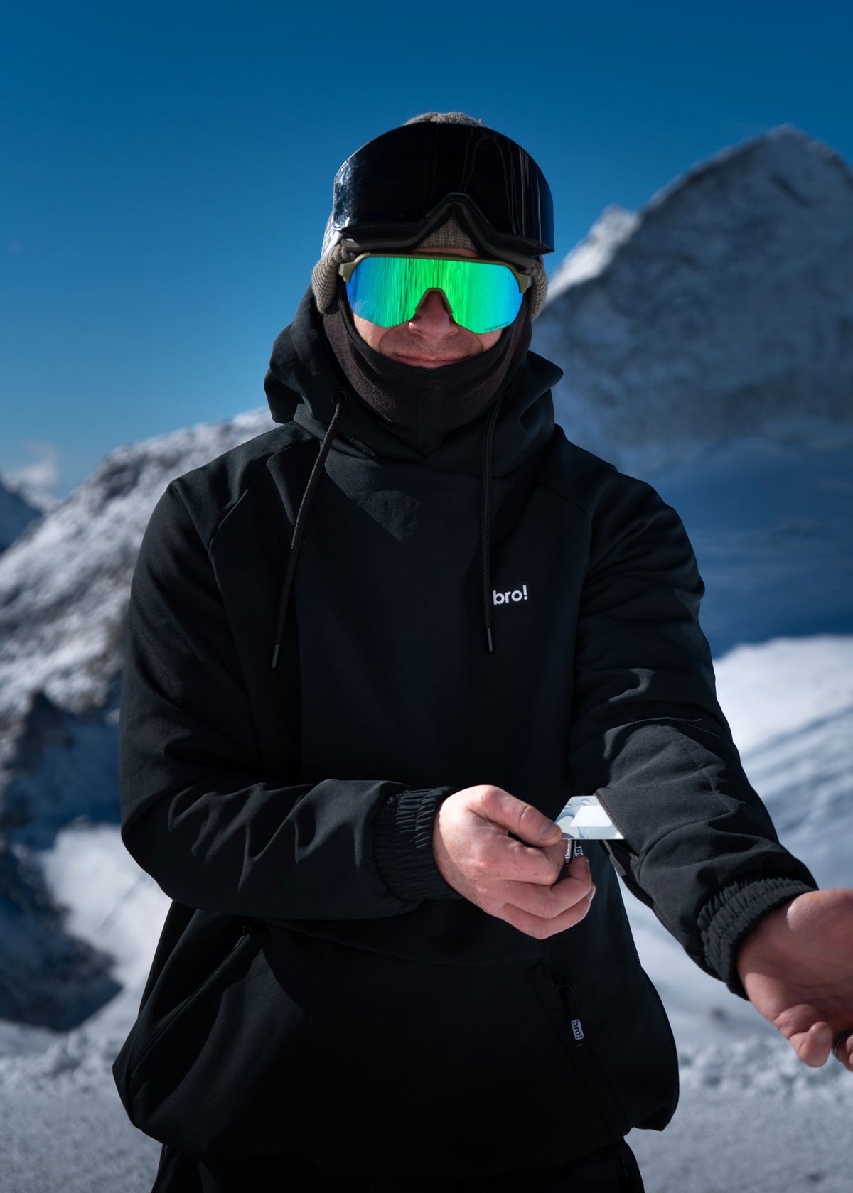 bro! ShredShell 2.0 | Waterproof Hoodie (Black)