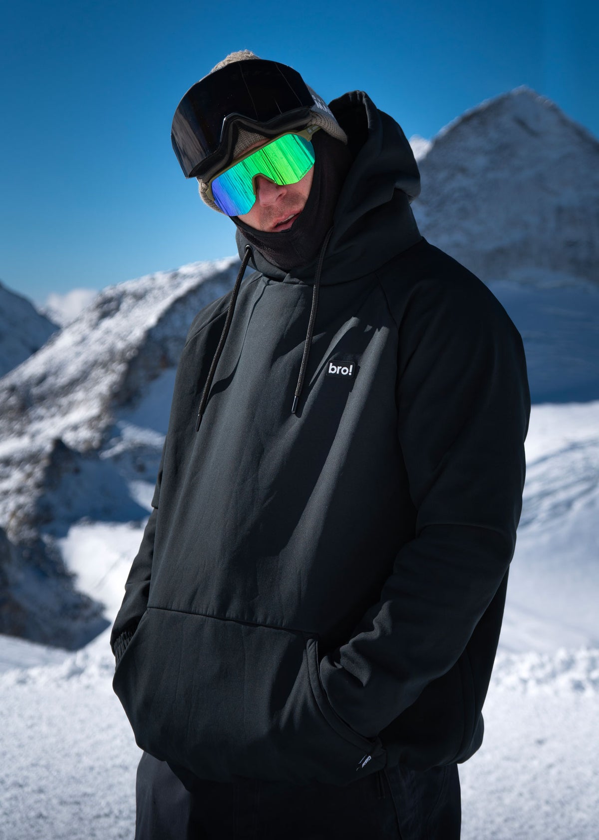 bro! ShredShell 2.0 | Waterproof Hoodie (Black)