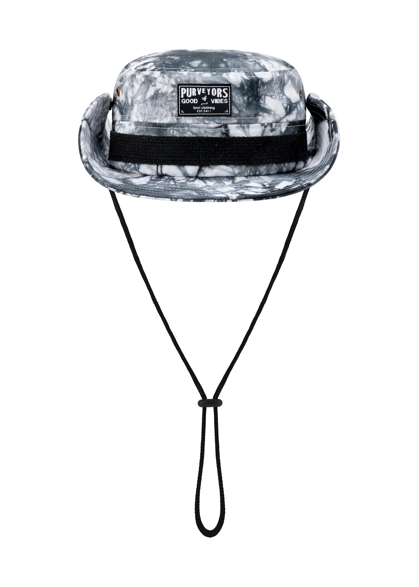 bro! tactical boonie (tie-dye black)