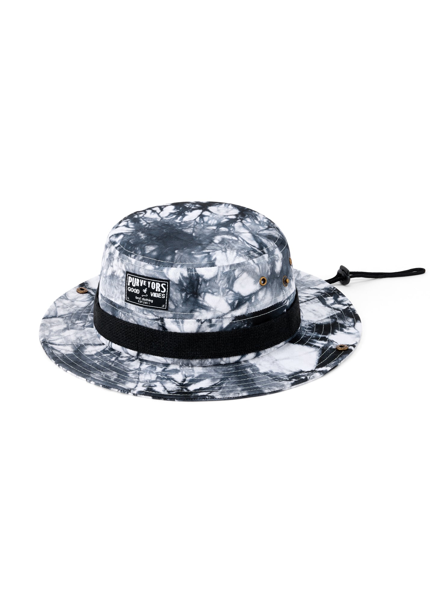 bro! tactical boonie (tie-dye black)