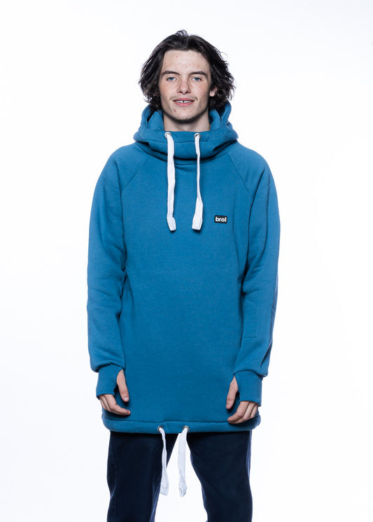 bro! chill n'shred hoodie (slate blue)