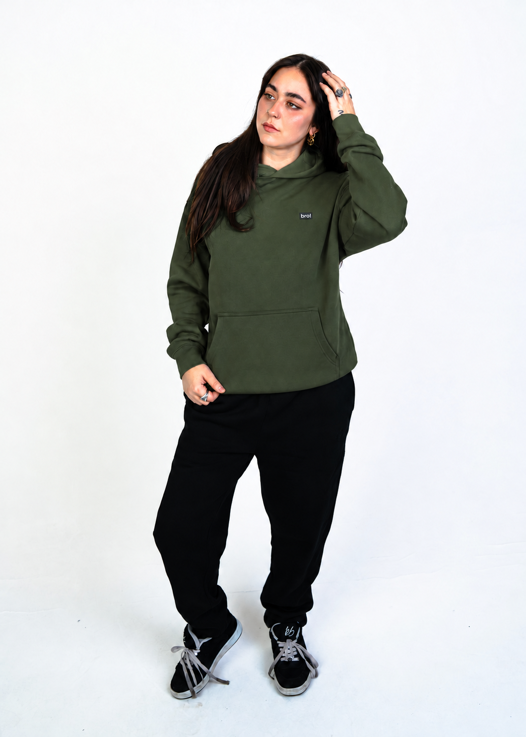 bro! everyday hoodie (cypress green)