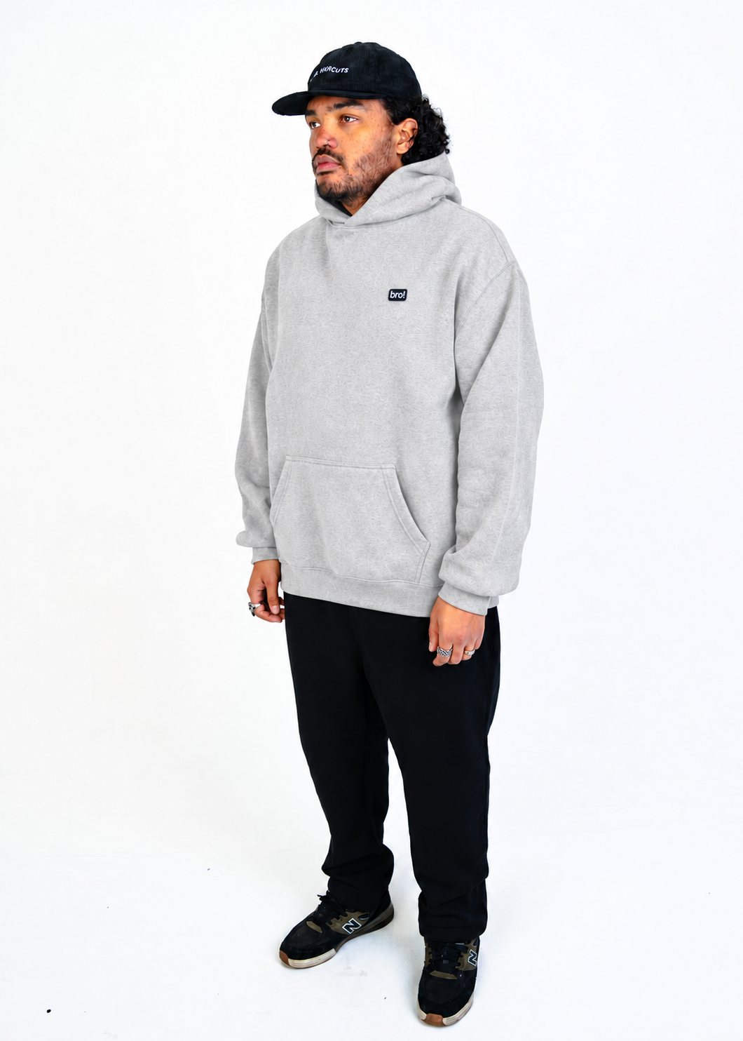 bro! everyday hoodie (heather grey)