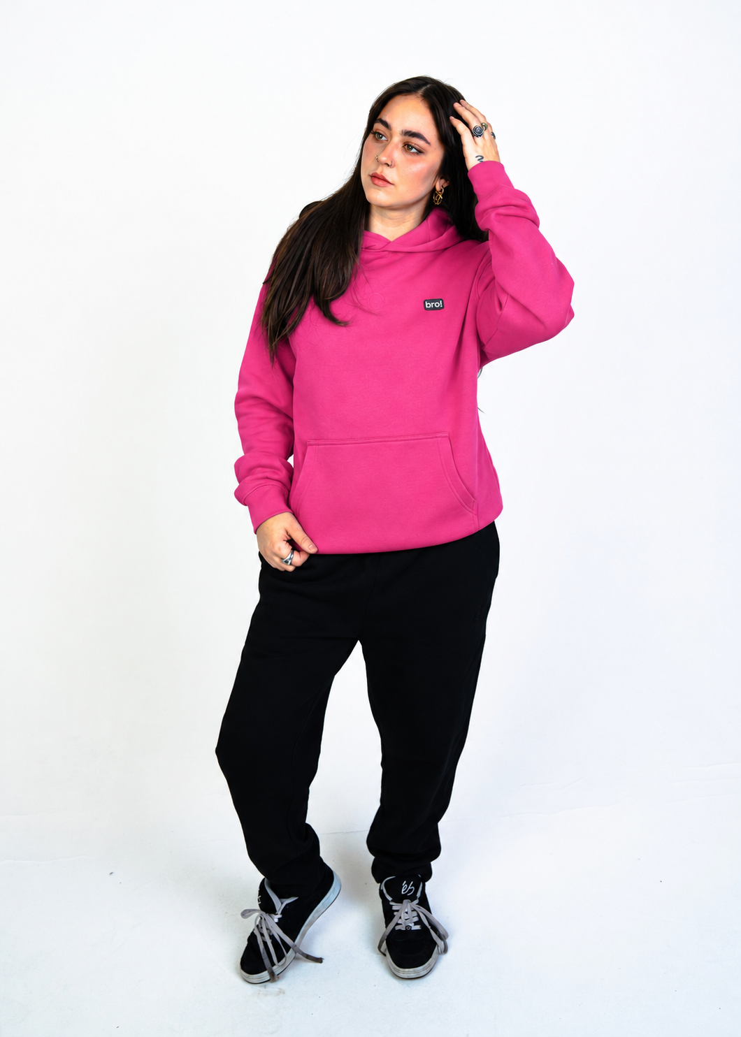 bro! everyday hoodie (pink)