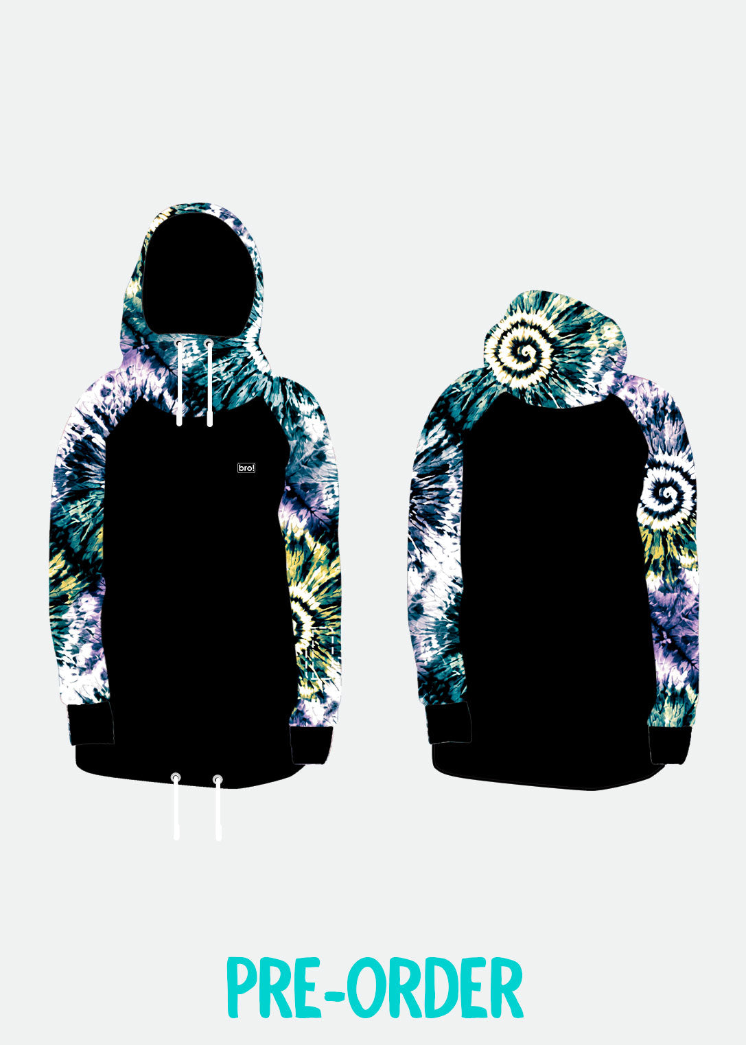 bro! chill n'shred hoodie (Grateful Shred)