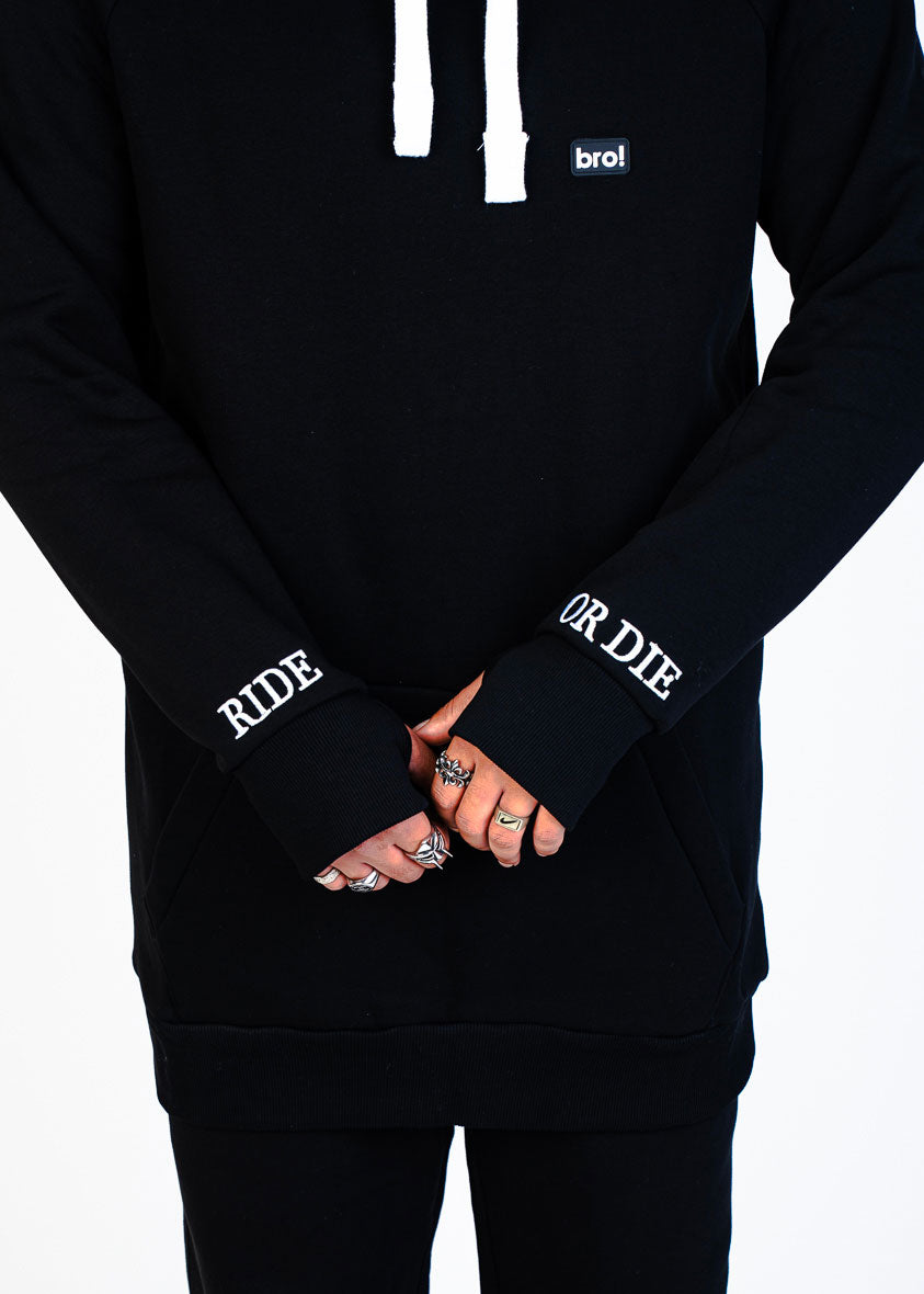 bro! chill n'shred hoodie (Ride Or Die)