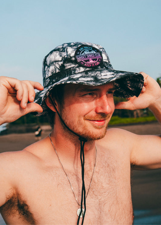 Sunset Shred Club Boonie (Tie-Dye Black)