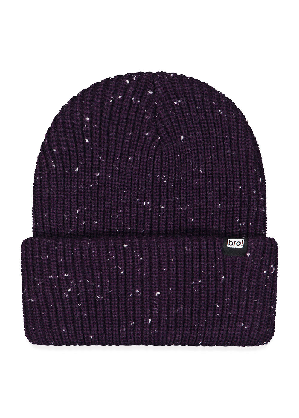 bro! waffle beanie (midnight sky-white)