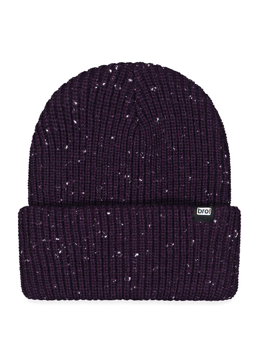 bro! waffle beanie (midnight sky-white)