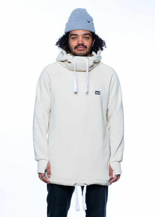 bro! chill n'shred hoodie (almond sand)