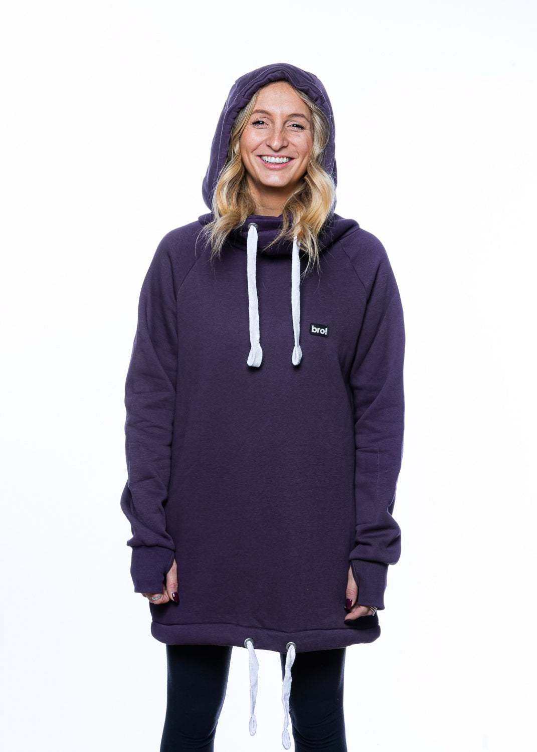 bro! chill n'shred hoodie (midnight sky)