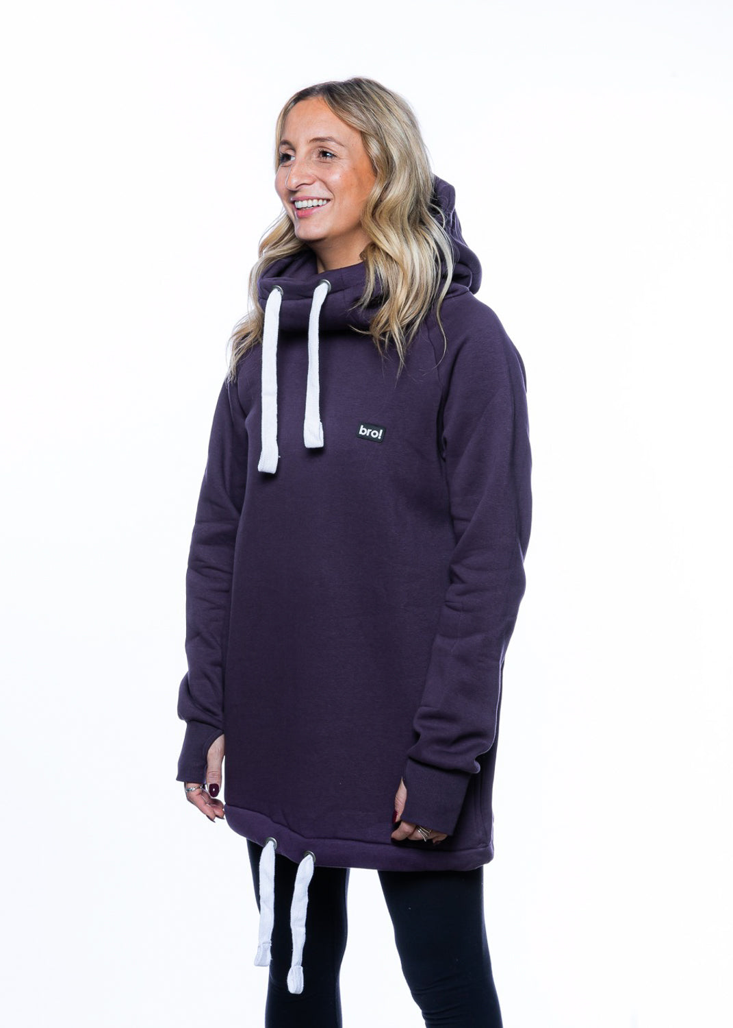 bro! chill n'shred hoodie (midnight sky)