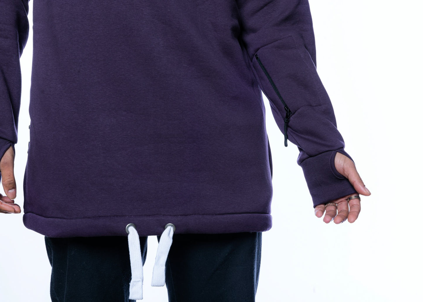 bro! chill n'shred hoodie (midnight sky)