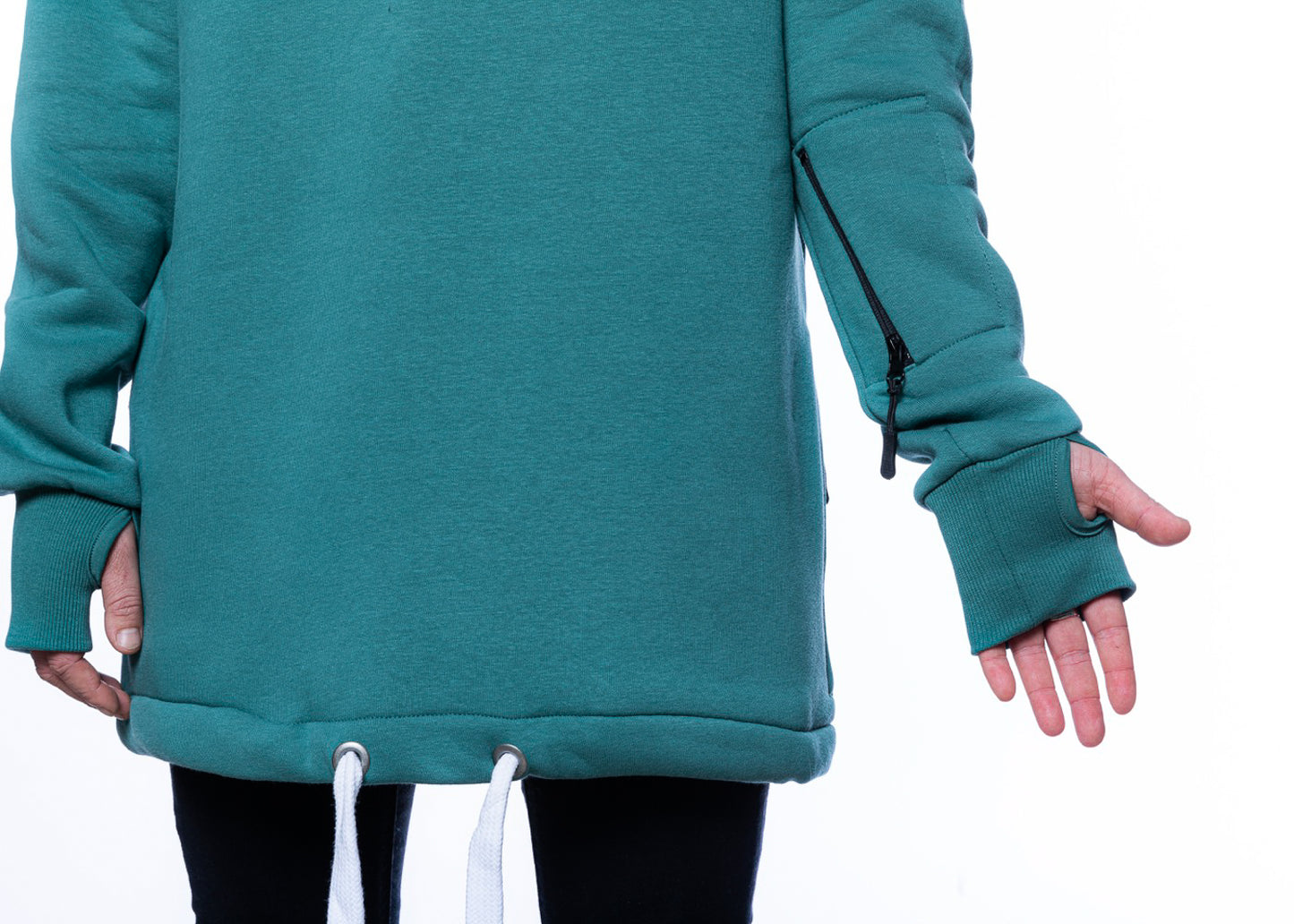 bro! chill n'shred hoodie (spruce green)