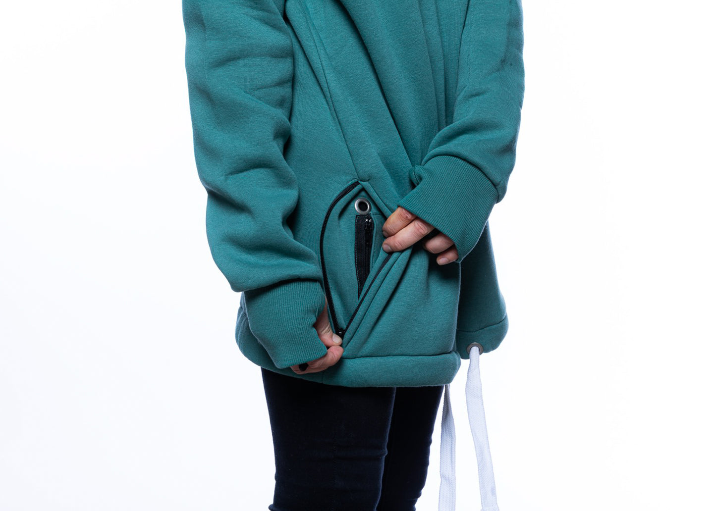 bro! chill n'shred hoodie (spruce green)