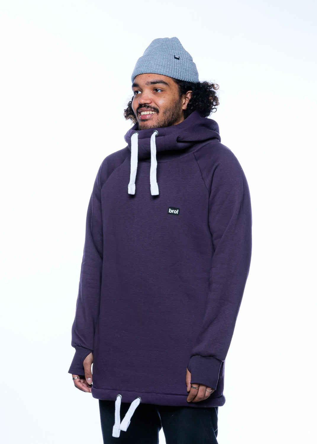 bro! chill n'shred hoodie (midnight sky)