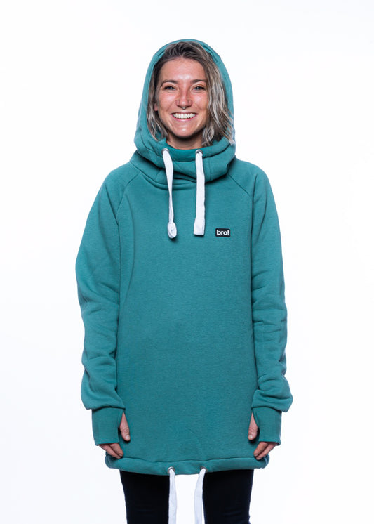 bro! chill n'shred hoodie (spruce green)